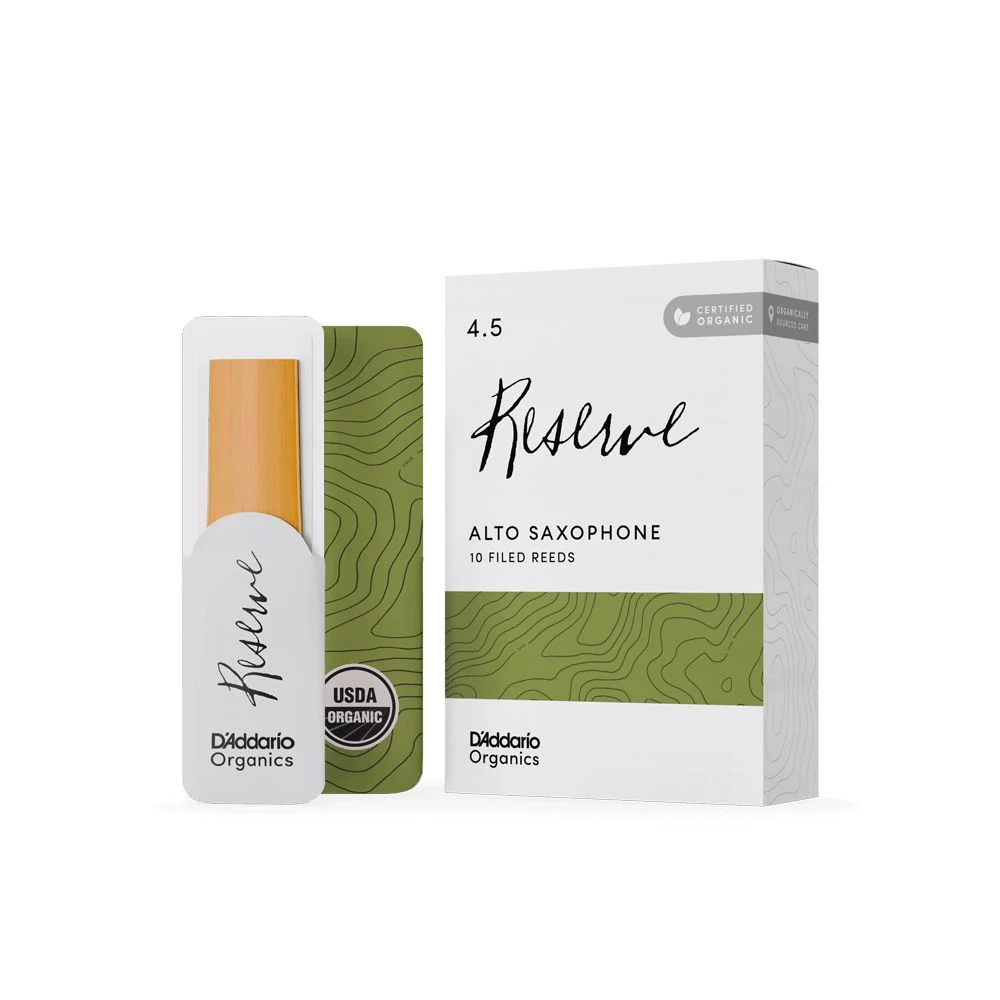 D'Addario Organic Reserve Alto Sax Reeds | 4.5 | 10-Pack