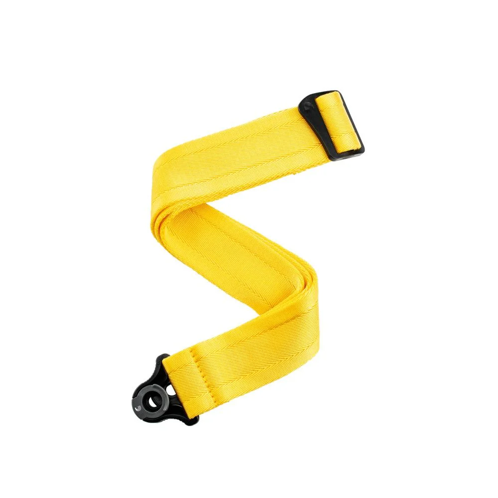 D'Addario Planet Waves Auto Lock Guitar Strap | Nylon | Mellow Yellow - Image 4