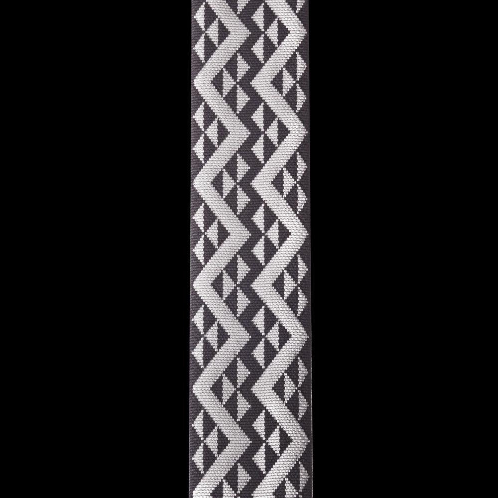D'Addario Planet Waves Auto Lock Guitar Strap | Padded | Black Geometric - Image 2