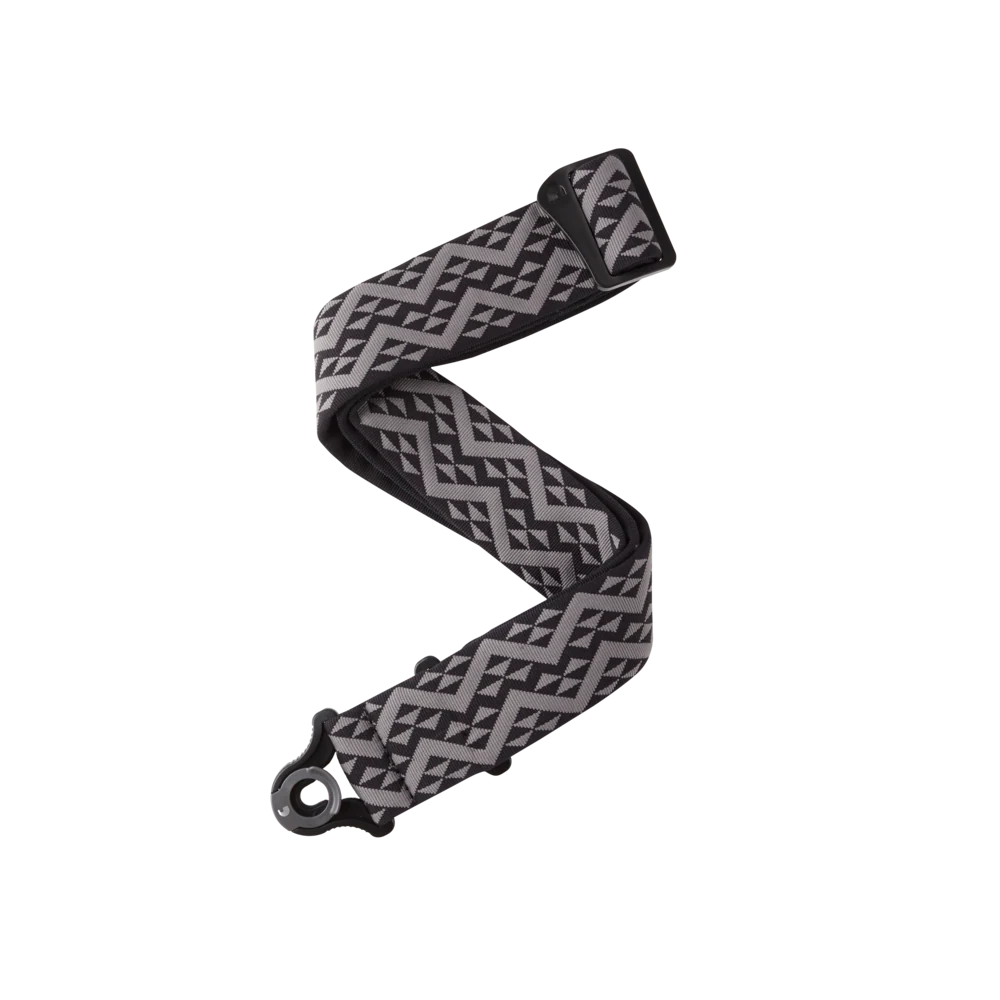 D'Addario Planet Waves Auto Lock Guitar Strap | Padded | Black Geometric - Image 4