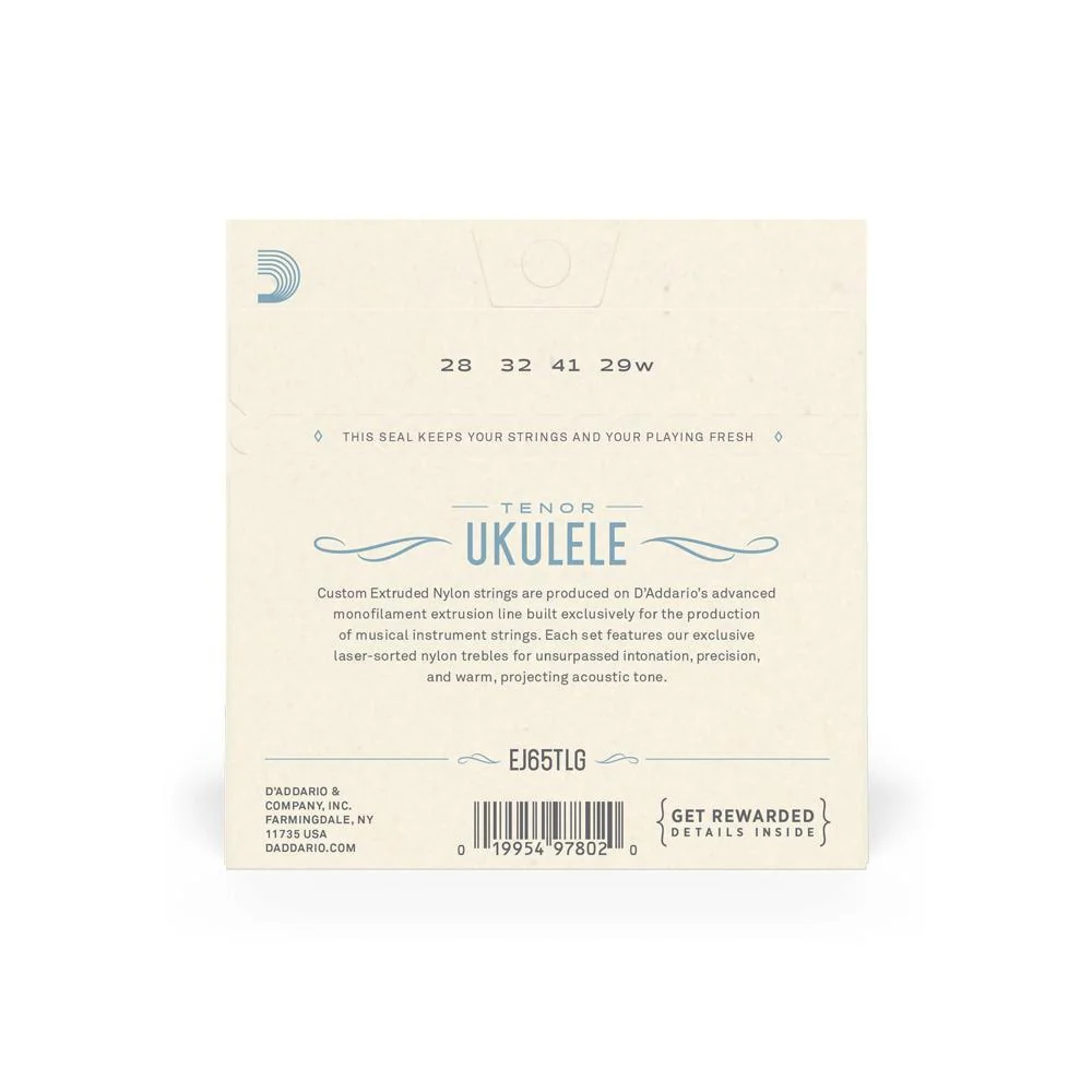 D'Addario Pro-Arté Custom Extruded Nylon Ukulele Strings | Tenor Low-G - Image 2