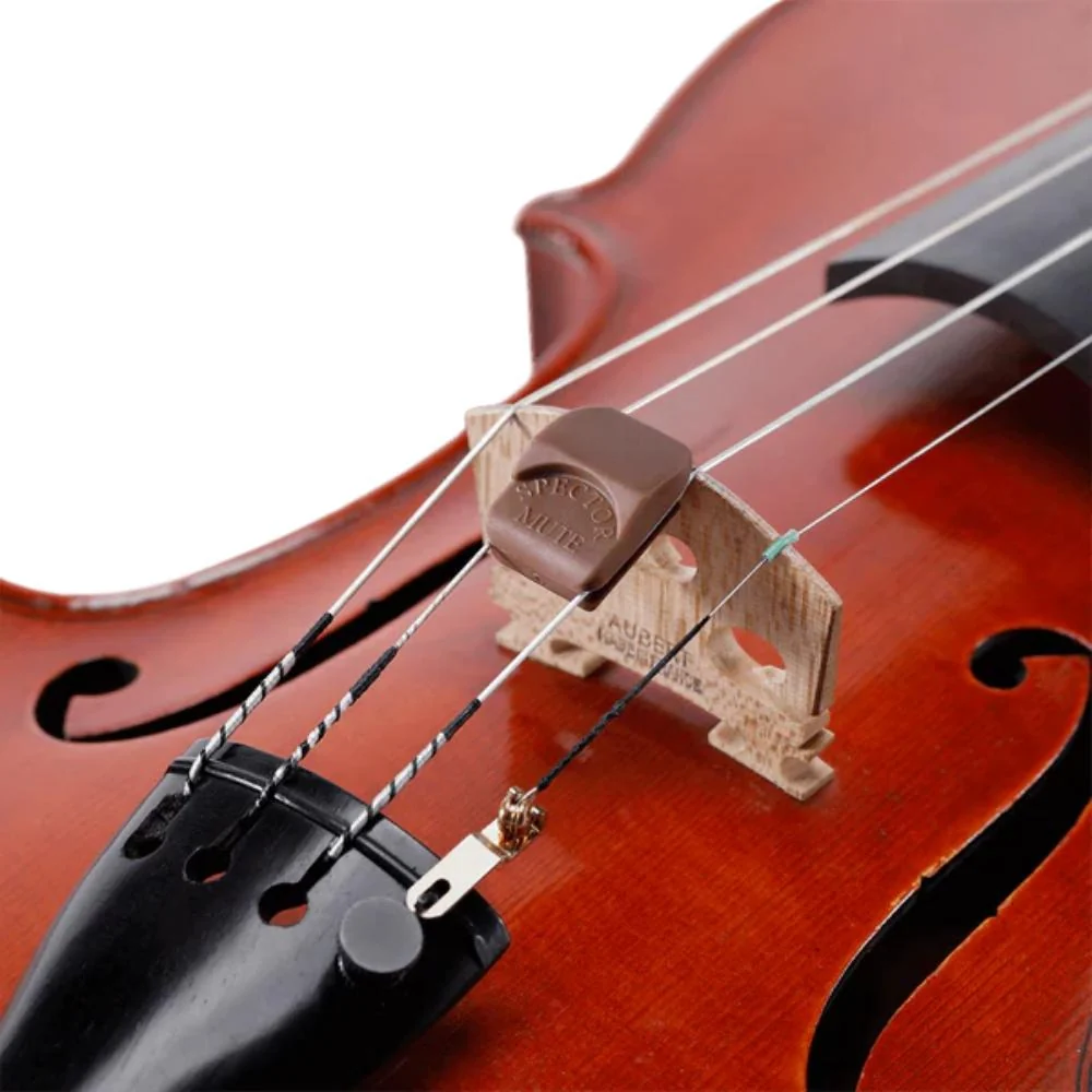 D'Addario Spector 4/4 Violin Mute | Copper Brown - Image 2