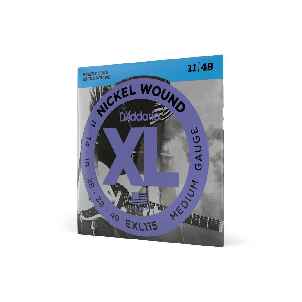D'Addario XL Nickel Wound Electric Guitar Strings | 11-49
