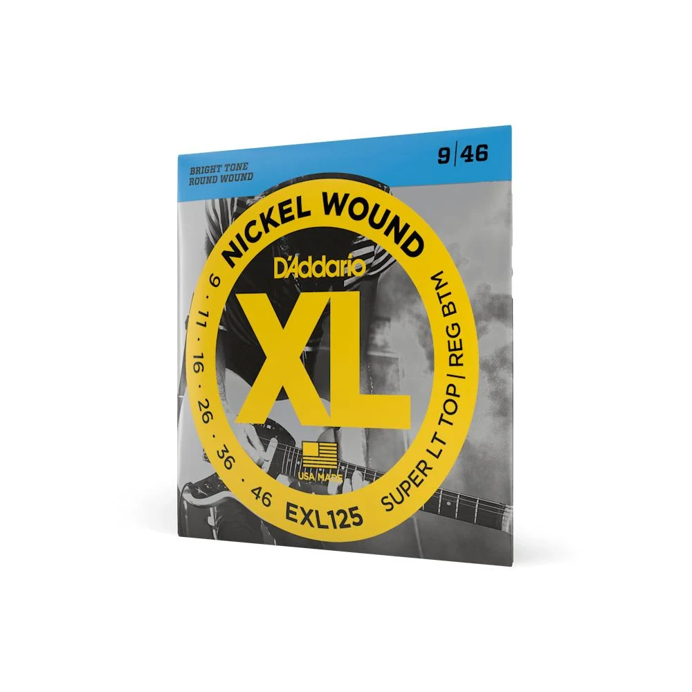 D'Addario XL Nickel Wound Electric Guitar Strings | 9-46 (Super Light Top/Regular Bottom)
