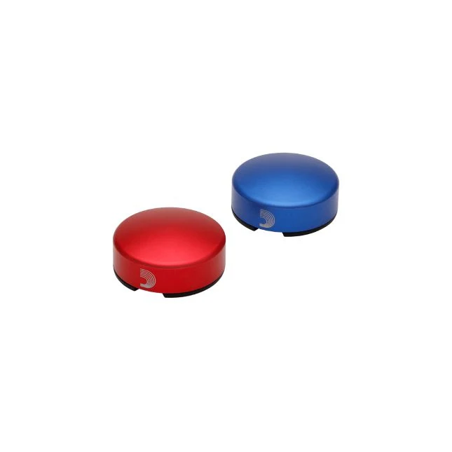 D'Addario XPND Footswitch Topper | Blue/Red | 2-Pack