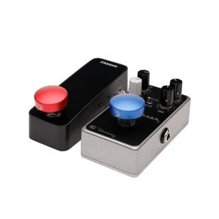 D'Addario XPND Footswitch Topper | Blue/Red | 2-Pack - Image 3