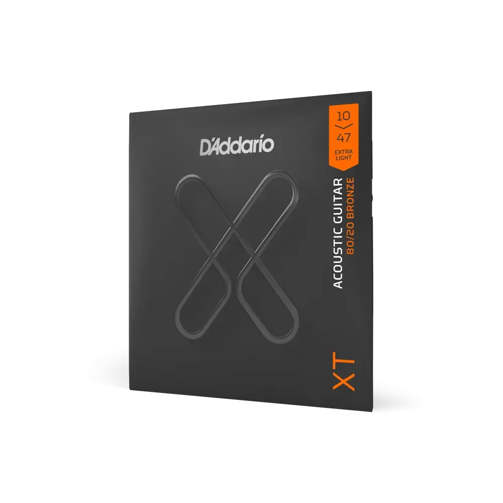 D'Addario XT 80/20 Bronze Acoustic Guitar Strings | 10-47