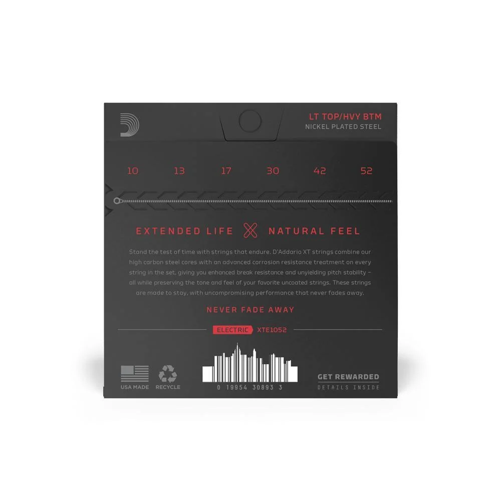 D'Addario XT Electric Guitar Strings | 10-52 - Image 2
