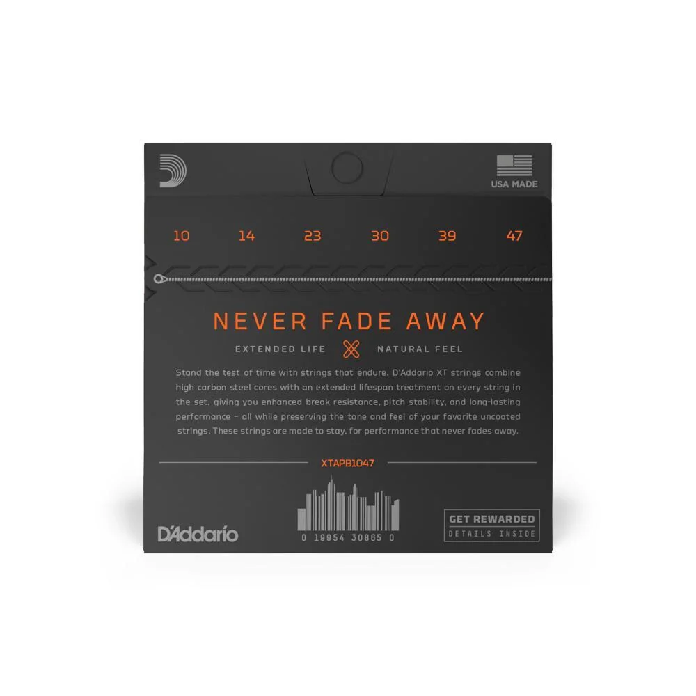 D'Addario XT Phosphor Bronze Acoustic Strings | 10-47 - Image 2
