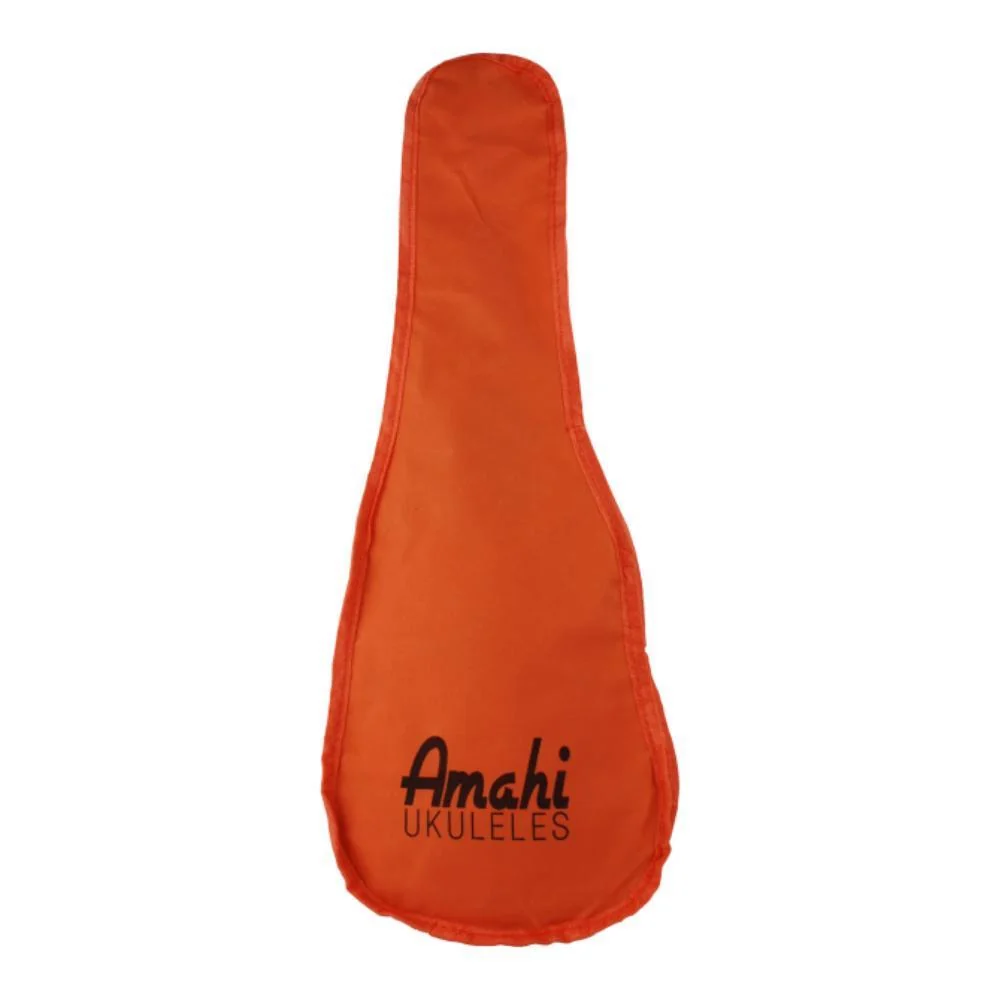 Amahi Soprano Ukulele w/Gig Bag | Orange Flower - Image 2