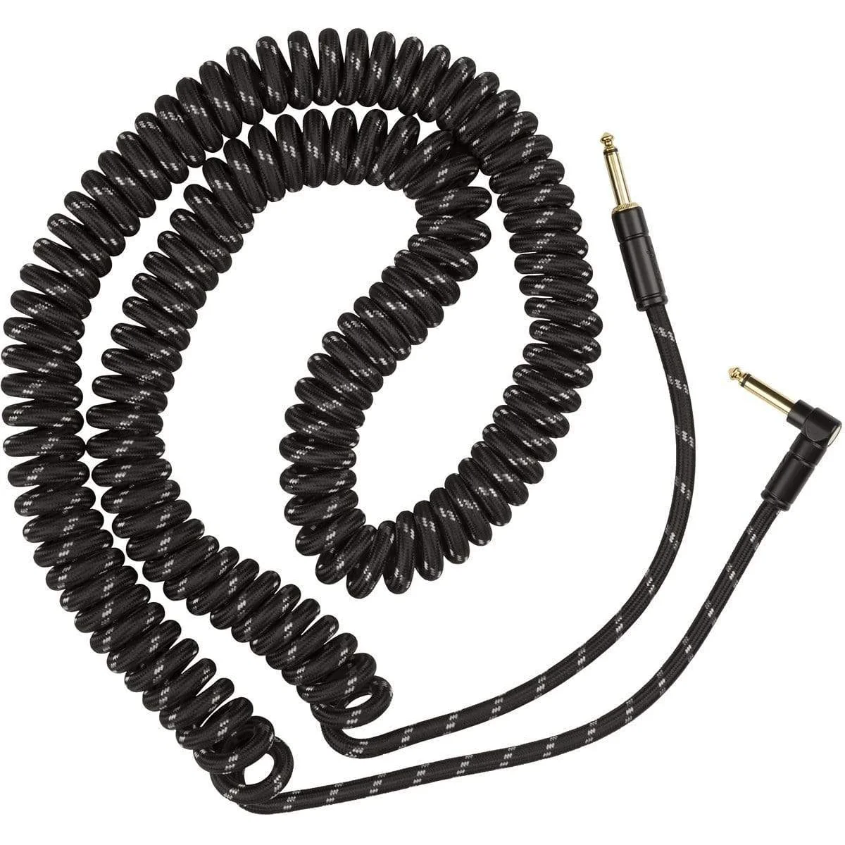 Fender Deluxe Coil Cable | Black Tweed | 30ft