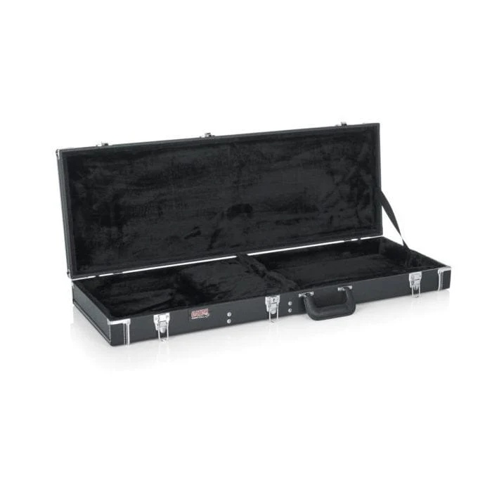 Gator Deluxe Wood Case for Electric Guitars | Black - Image 2