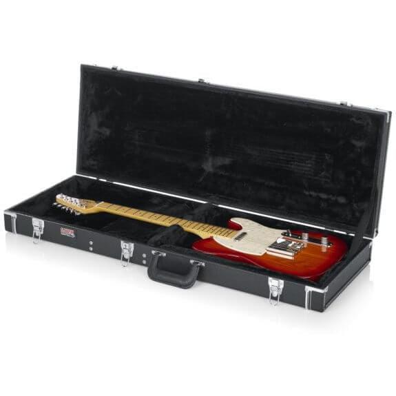 Gator Deluxe Wood Case for Electric Guitars | Black - Image 3