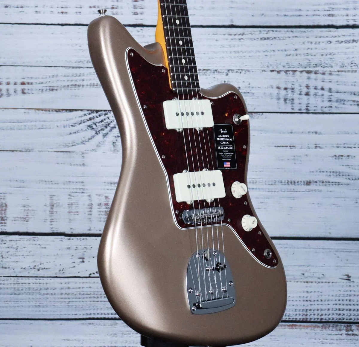 *DEMO* American Professional Classic Jazzmaster | Faded Firemist Gold - Image 4