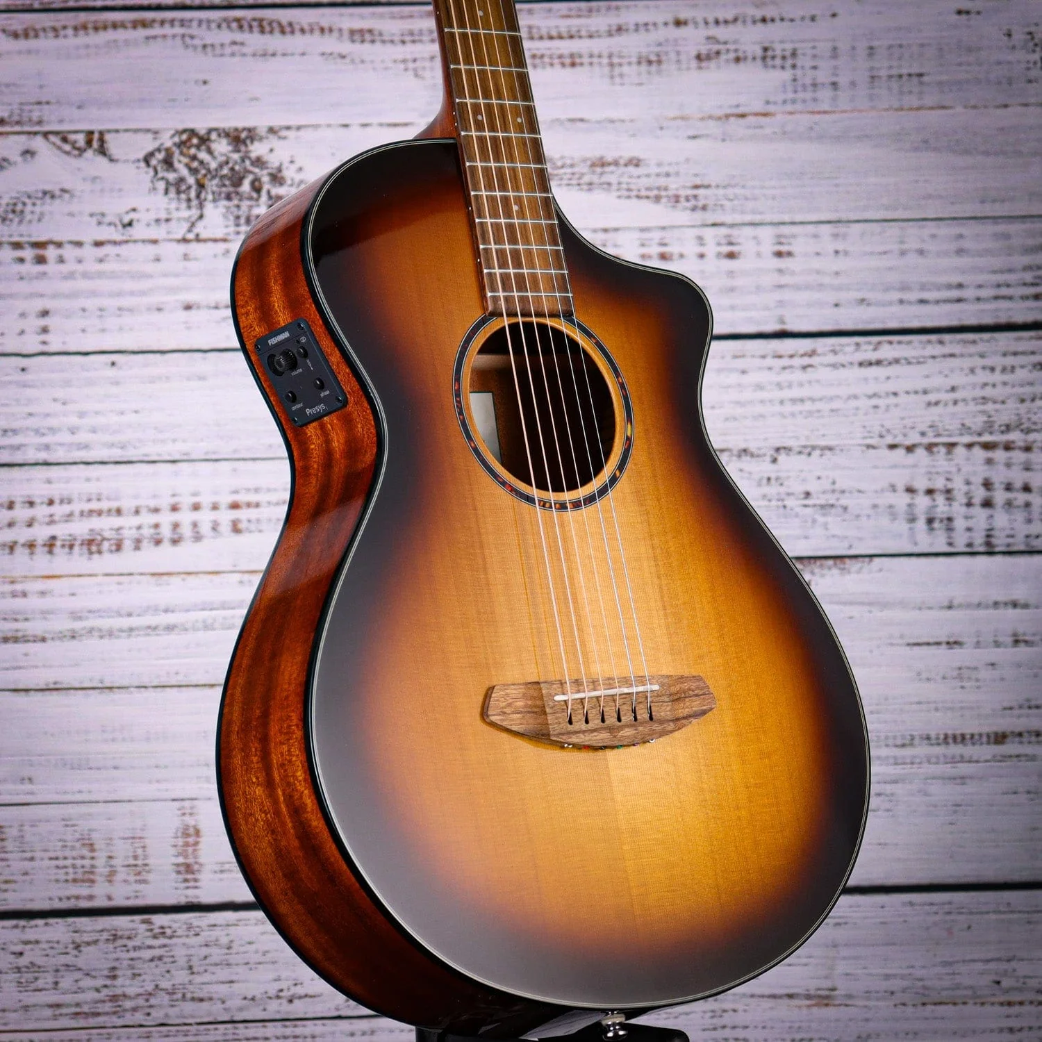 *DEMO* Breedlove Discovery S Concertina Edgeburst Acoustic-Electric Guitar | Red Cedar-African Mahogany - Image 5