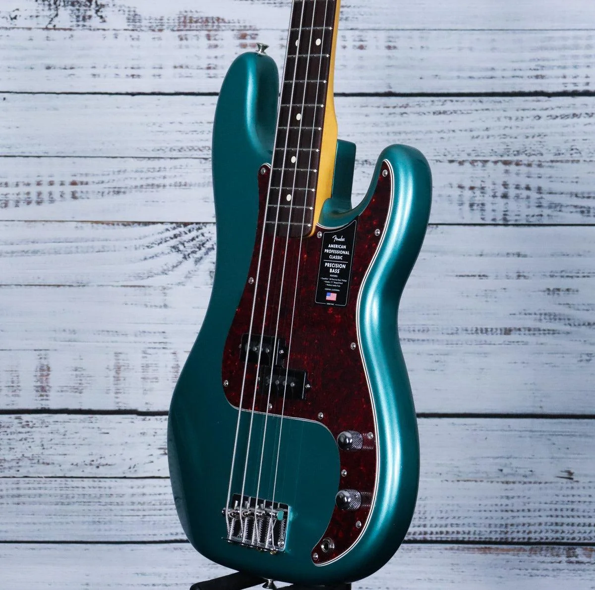 *DEMO* Fender AM Professional Classic Precision Bass | Faded Sherwood Green Metallic - Image 5