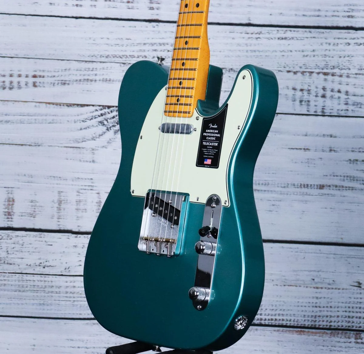 *DEMO* Fender AM Professional Classic Telecaster | Faded Sherwood Green Metallic - Image 5