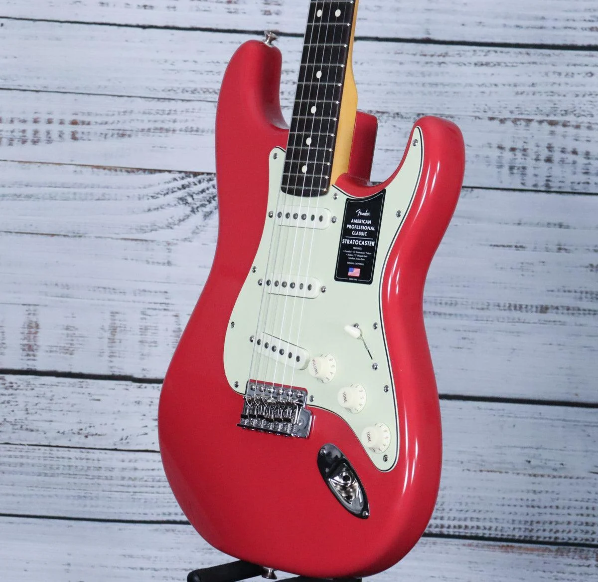 *DEMO* Fender American Professional Classic Stratocaster | Faded Dakota Red - Image 5