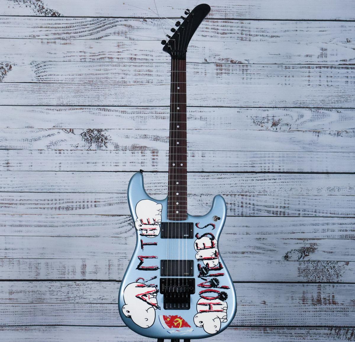 *DEMO* Fender Tom Morello Arm The Homeless Stratocaster | Blue Ice Metallic - Image 3