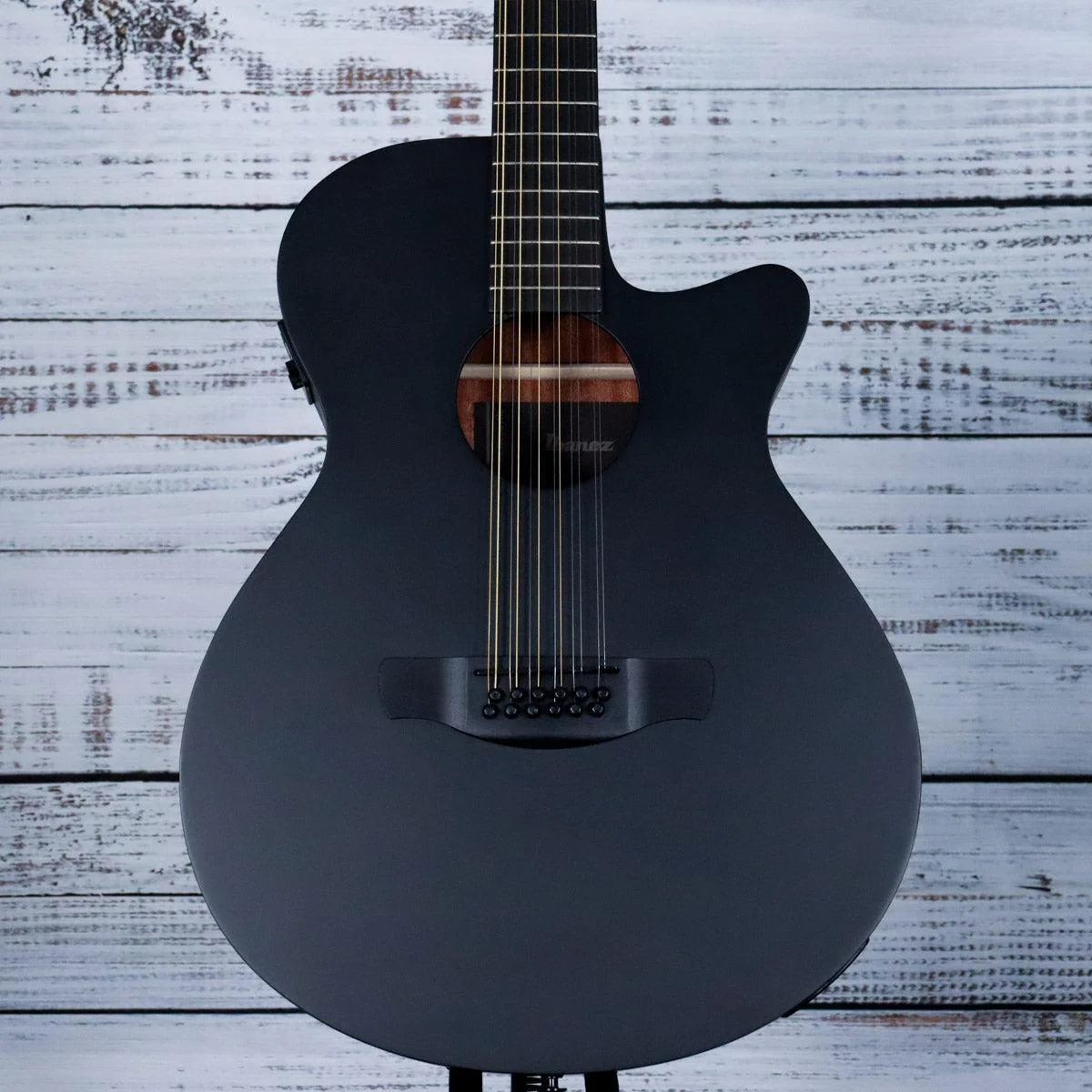 *DEMO* Ibanez AEG 1221 12-String Acoustic-Electric Guitar | Black Out