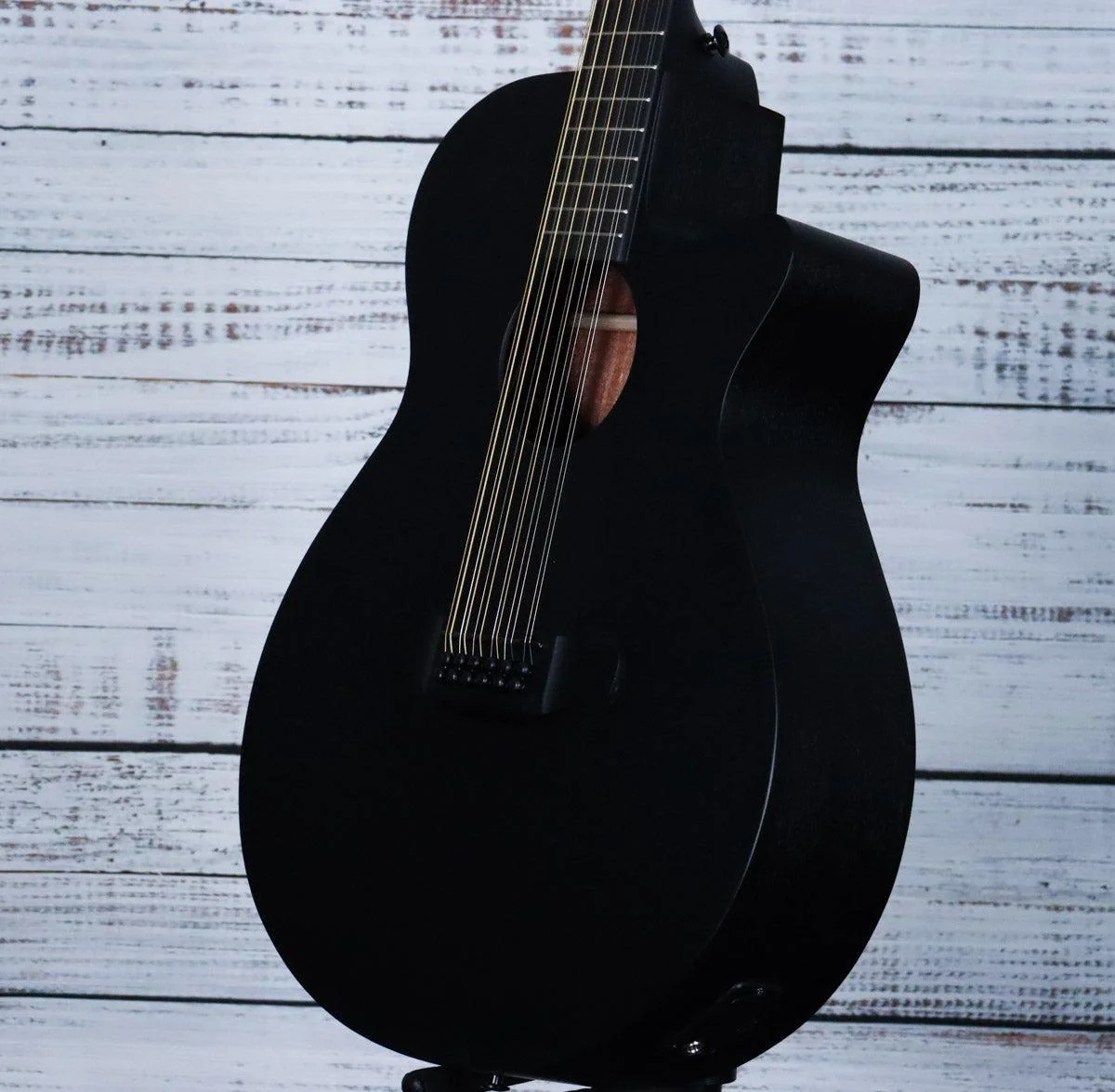 *DEMO* Ibanez AEG 1221 12-String Acoustic-Electric Guitar | Black Out - Image 5