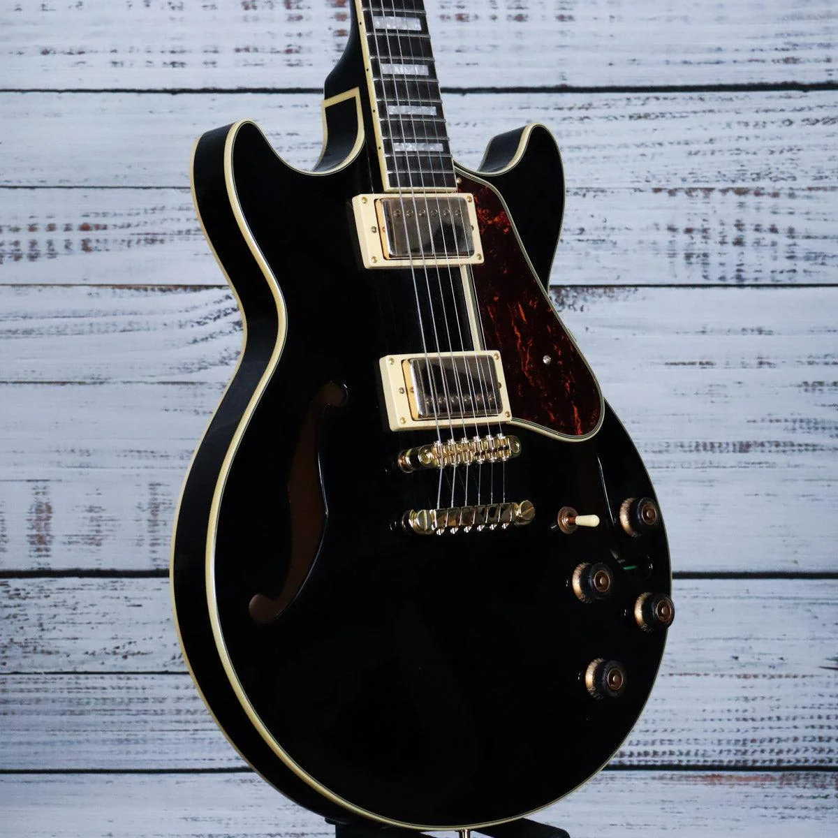 *DEMO* Ibanez AM73G AM Artcore 6str Guitar | Black - Image 3