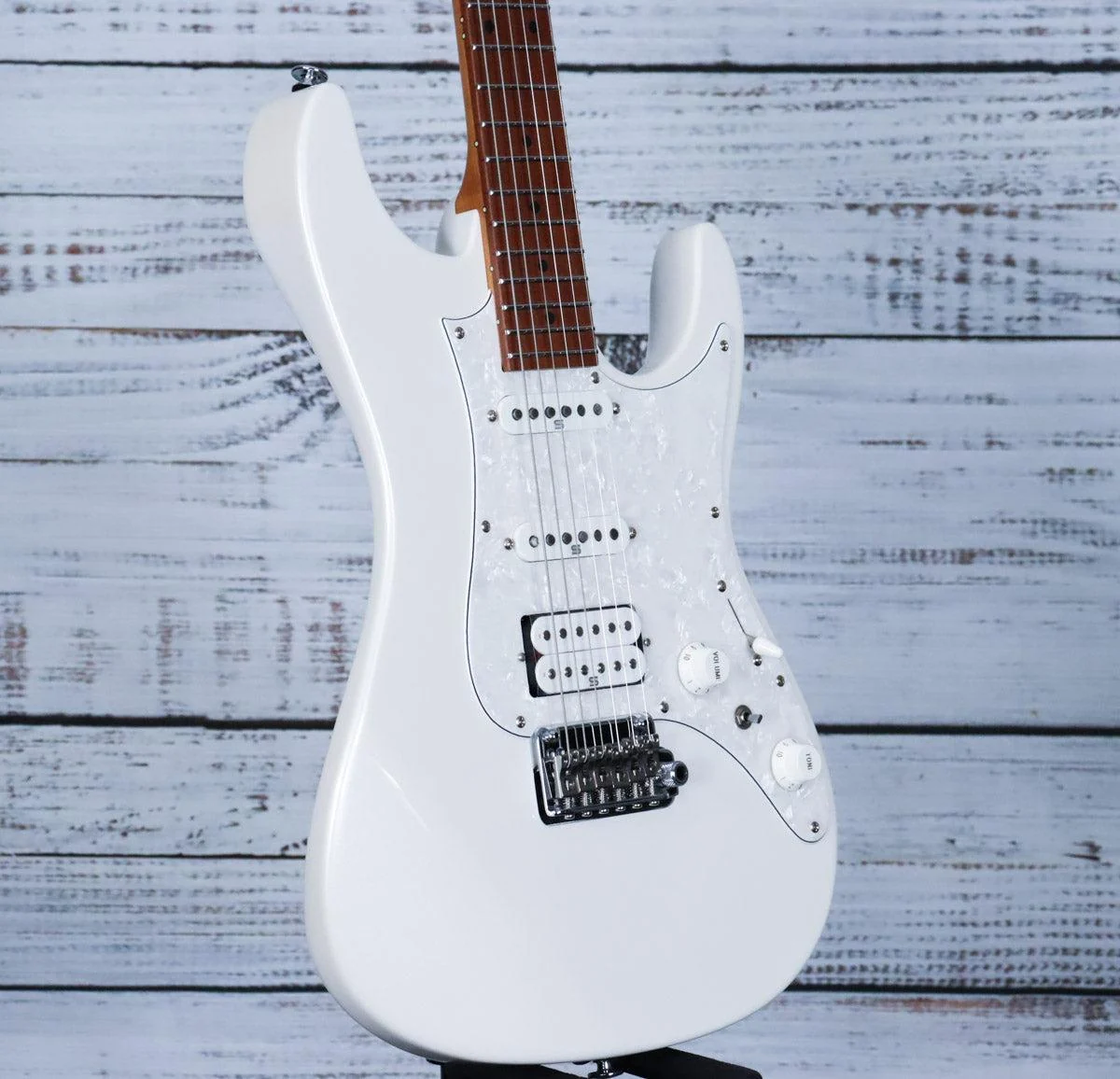 *DEMO* Ibanez AZ2204 Prestige 6str Electric Guitar | Pearl White - Image 3