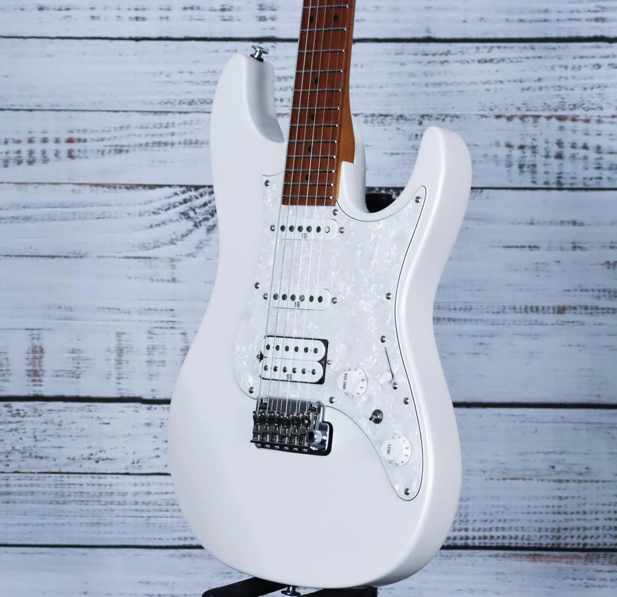 *DEMO* Ibanez AZ2204 Prestige 6str Electric Guitar | Pearl White - Image 4