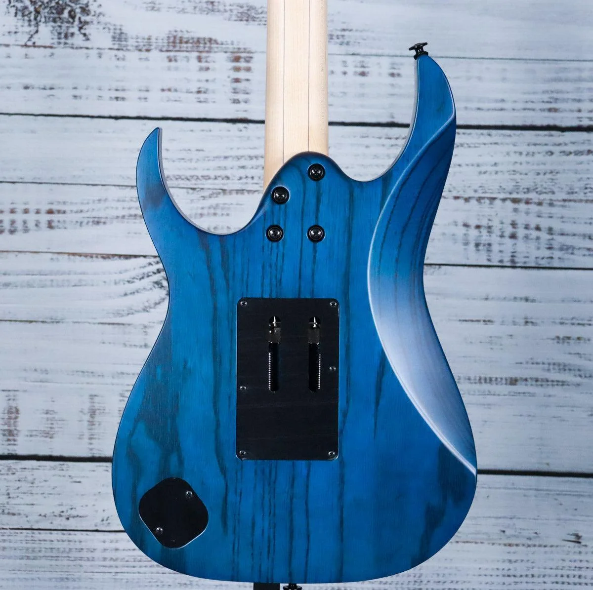 *DEMO* Ibanez RG653DX RG Prestige 6str Electric Guitar | Transparent Deep Blue Flat - Image 2