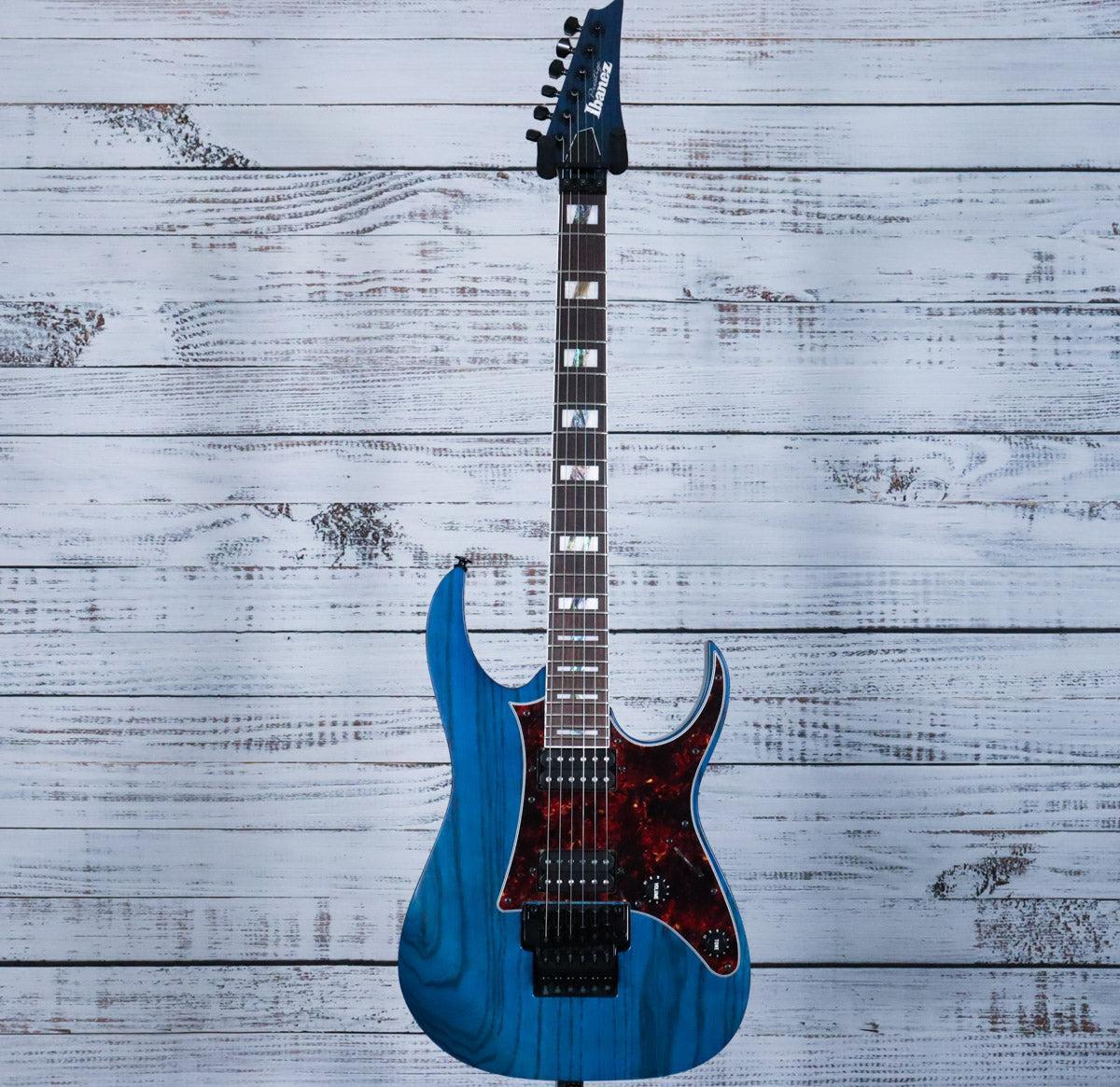 *DEMO* Ibanez RG653DX RG Prestige 6str Electric Guitar | Transparent Deep Blue Flat - Image 3