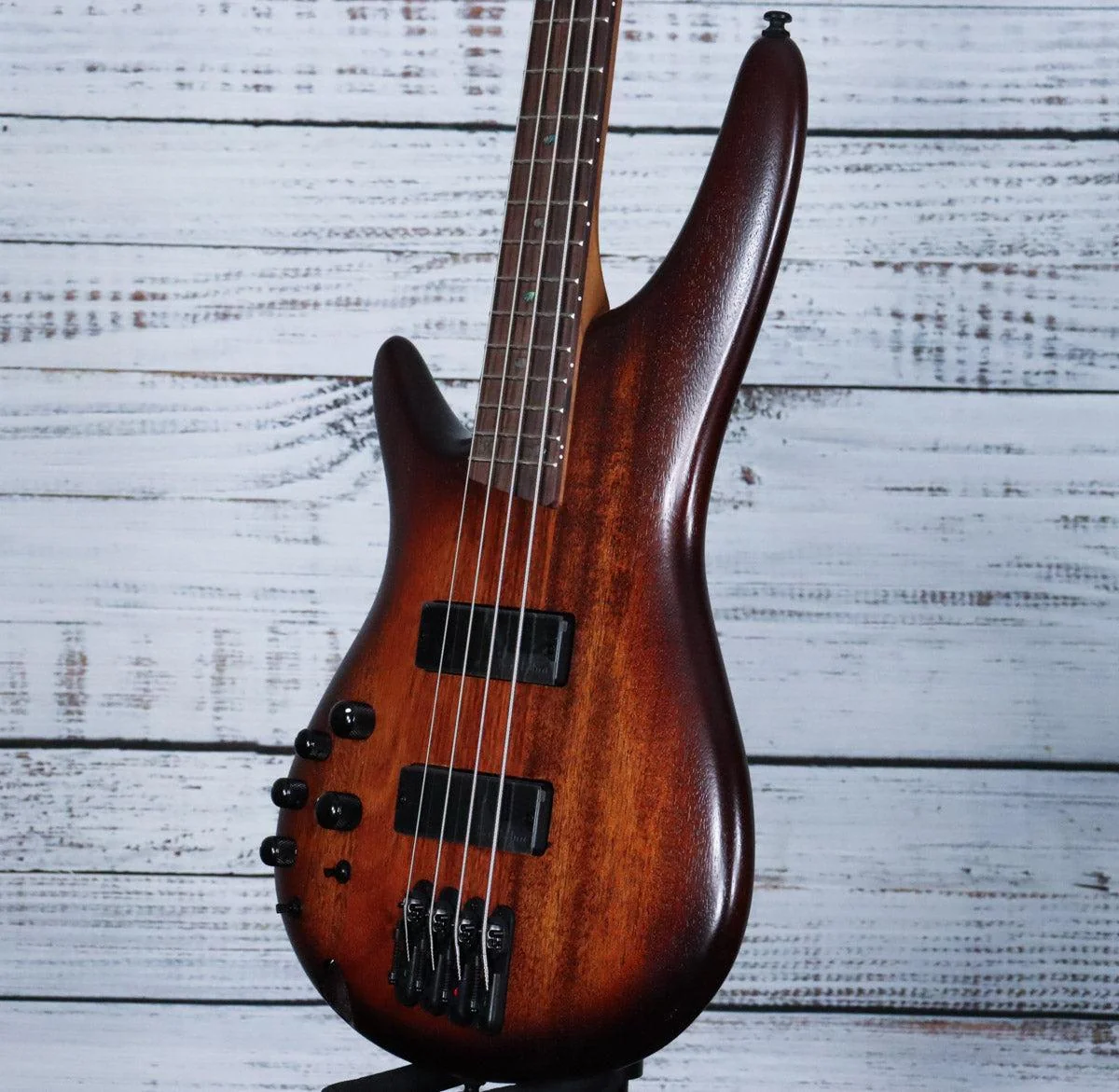 *DEMO* Ibanez SR500AL SR Standard 4str Electric Bass | Mahogany Brown Burst Low Gloss - Image 5