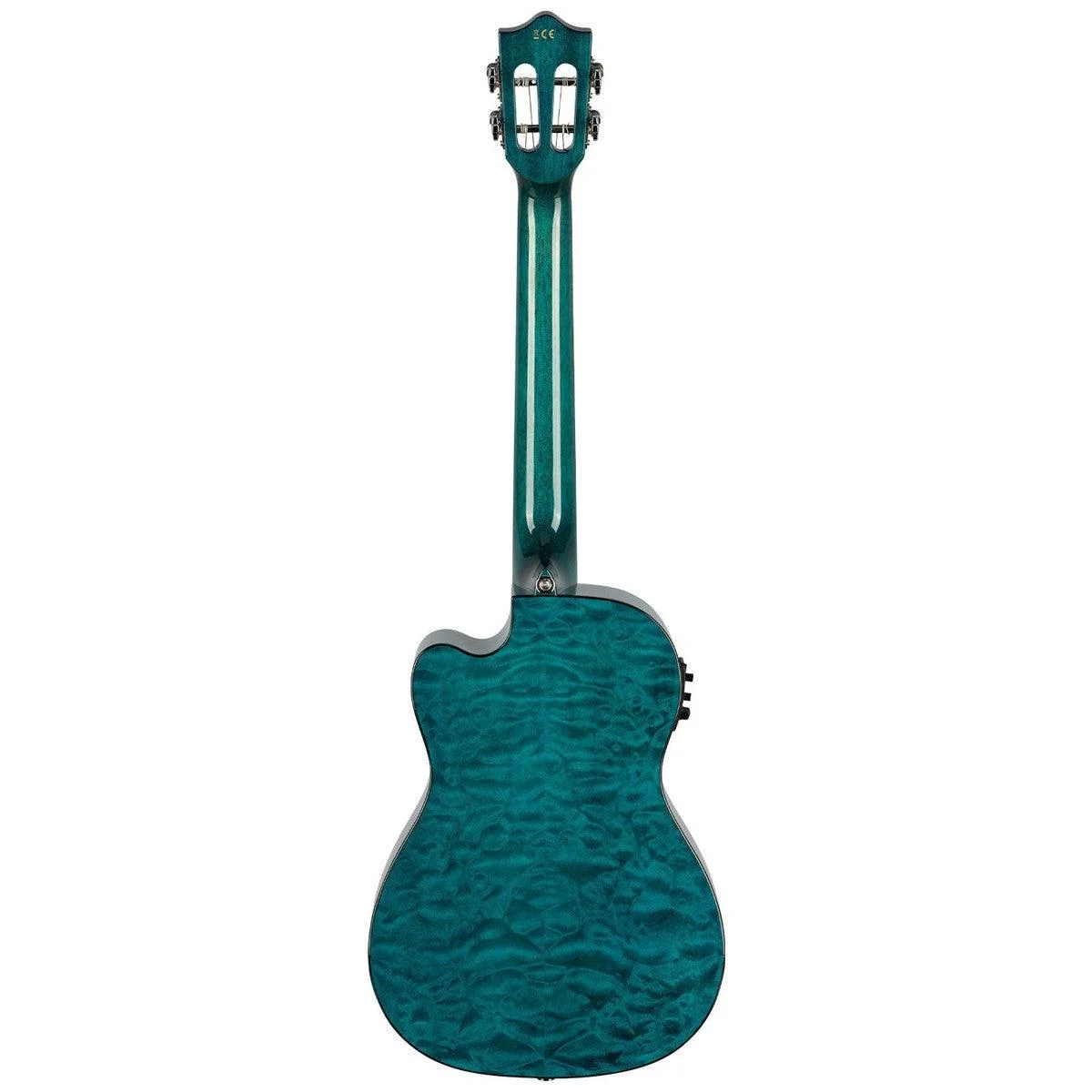 *DEMO* Lanikai Quilted Maple Baritone Ukulele | Trans Blue - Image 2