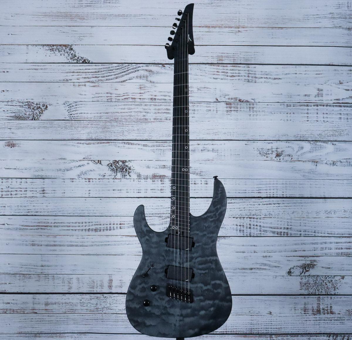 Legator Ninja N6FSSL Left-Handed Multiscale Electric Guitar | Satin Black - Image 3