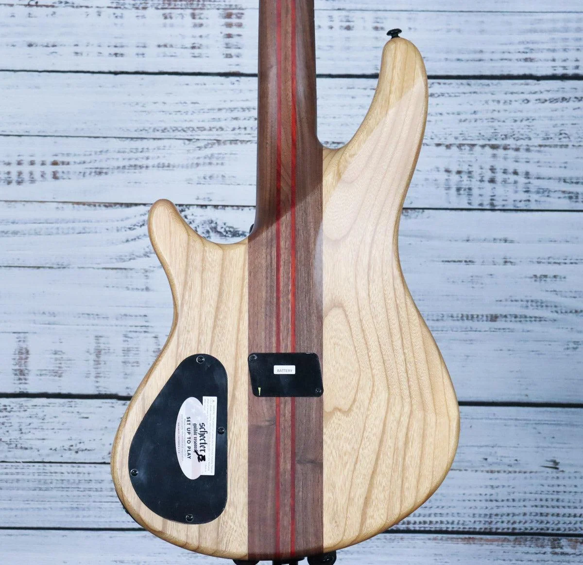 *DEMO* Schecter Charles Berthoud CB-4 Bass Guitar | See Thru Black Satin - Image 2