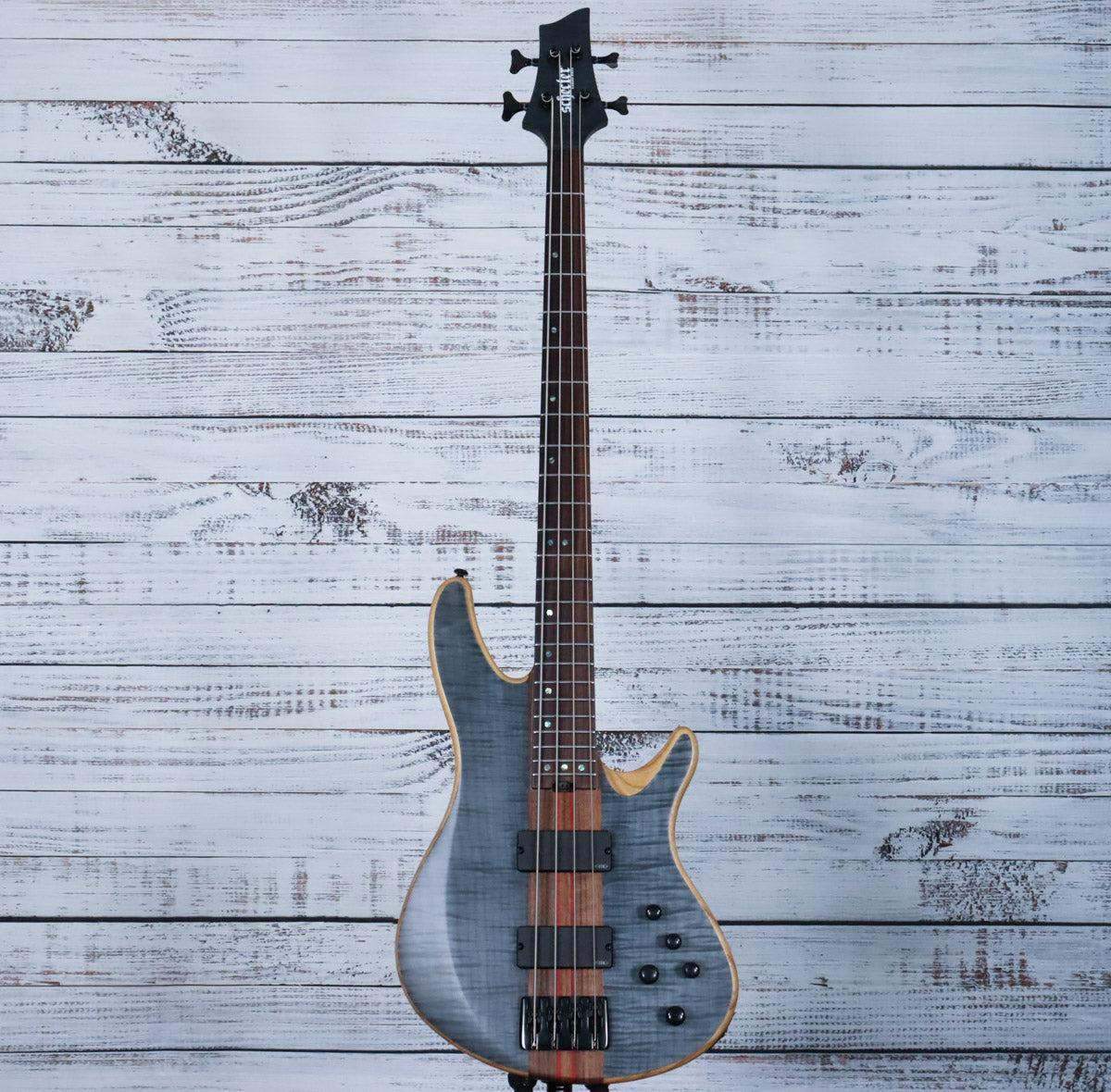 *DEMO* Schecter Charles Berthoud CB-4 Bass Guitar | See Thru Black Satin - Image 3