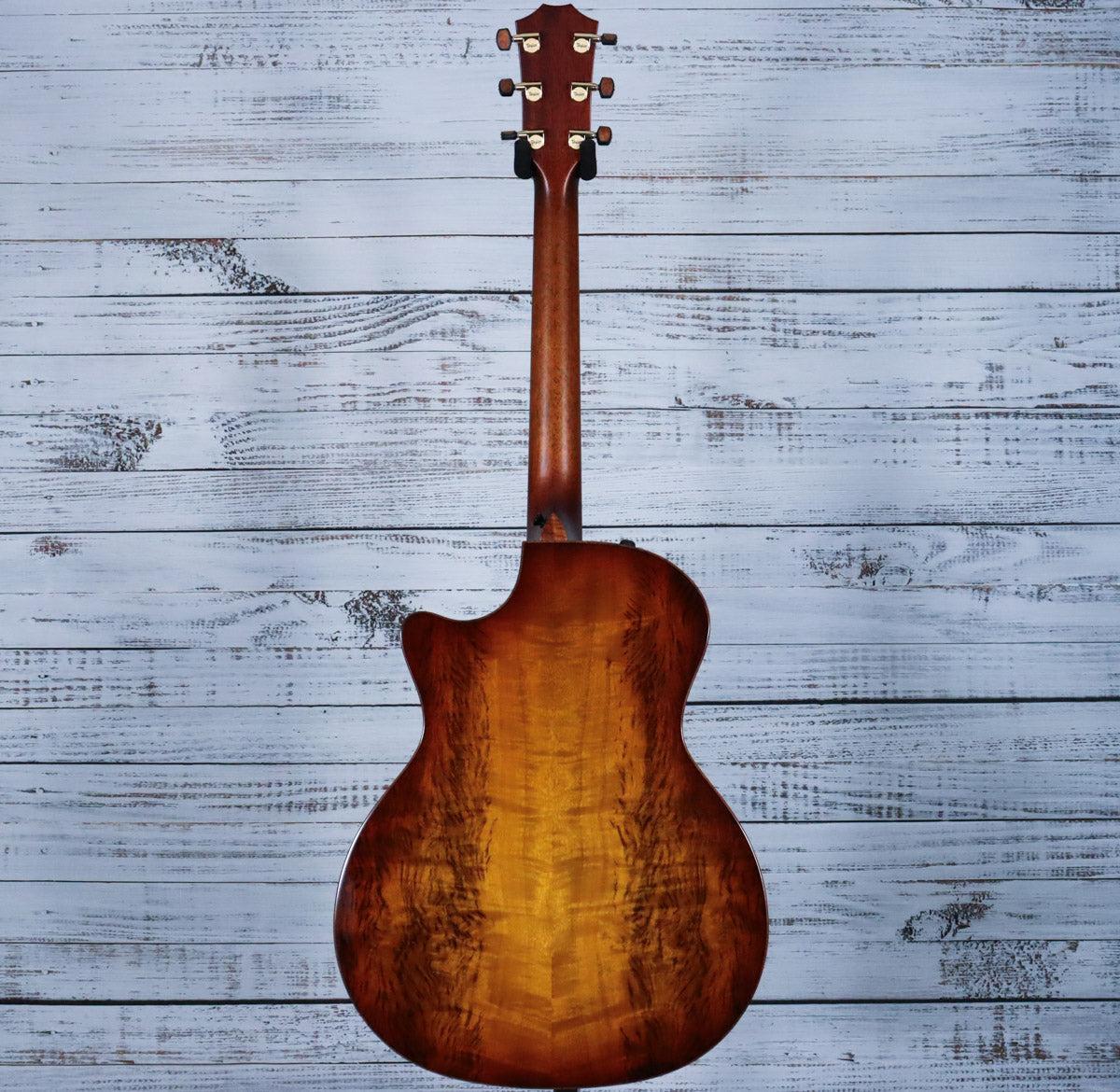 *DEMO* Taylor Custom C14ce B5036 Acoustic | Light Shaded Edge Burst Natural Top - Image 4