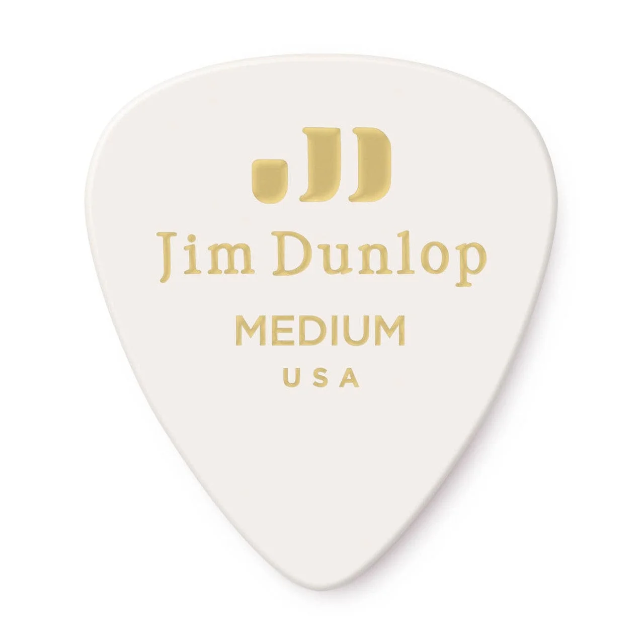 Dunlop Celluloid White Guitar Pick | Medium | 12-Pack - Image 2