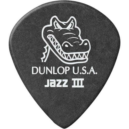 Dunlop Gator Grip Jazz III Guitar Picks | 1.4mm | 6 Pack