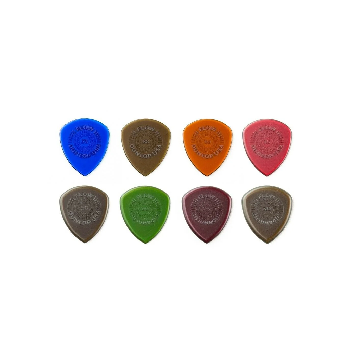 Dunlop Guitar Picks FLOW Variety Pack | 8-Pack | PVP114