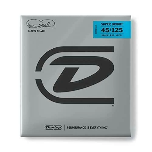 Dunlop Marcus Miller Super Bright Bass Strings | Medium 5-String