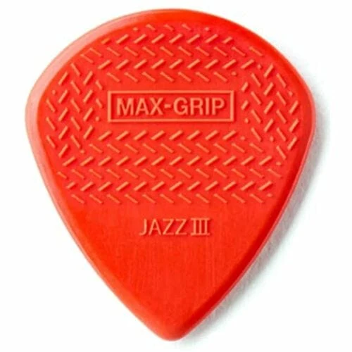 Dunlop Nylon Max Grip Jazz III Guitar Picks | 1.38mm | 6-Pack