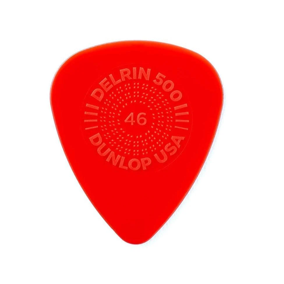 Dunlop Prime Grip Delrin 500 Guitar Picks | .46mm | 12-Pack