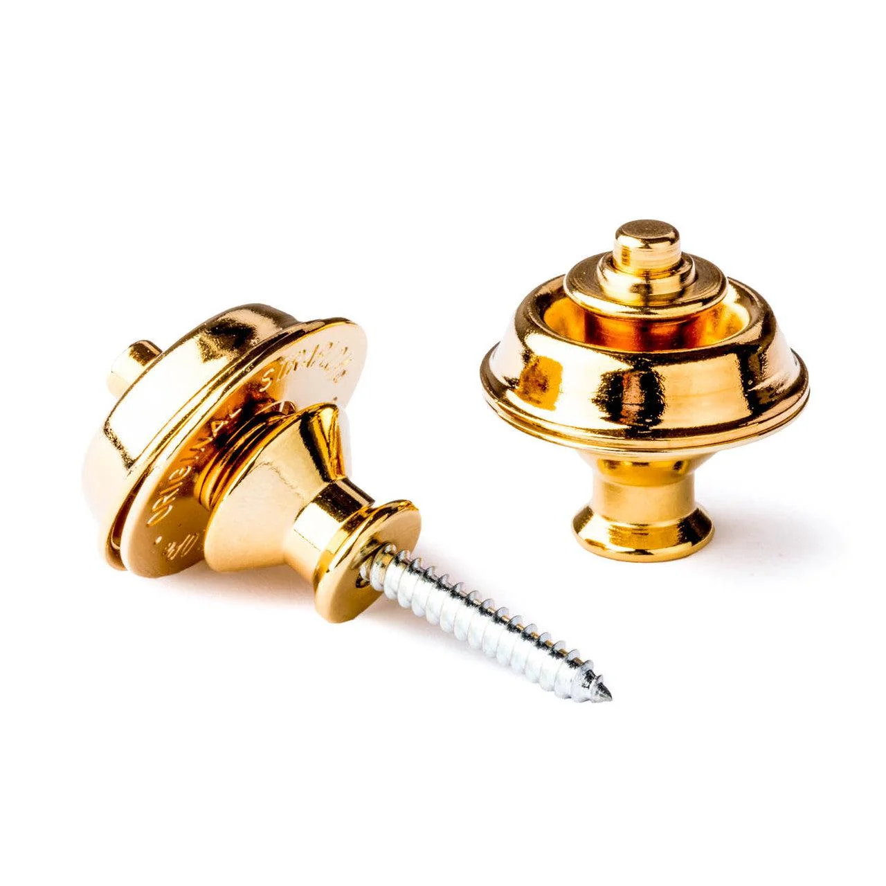Dunlop Straplok Strap Retainers Dual Design | Gold - Image 2
