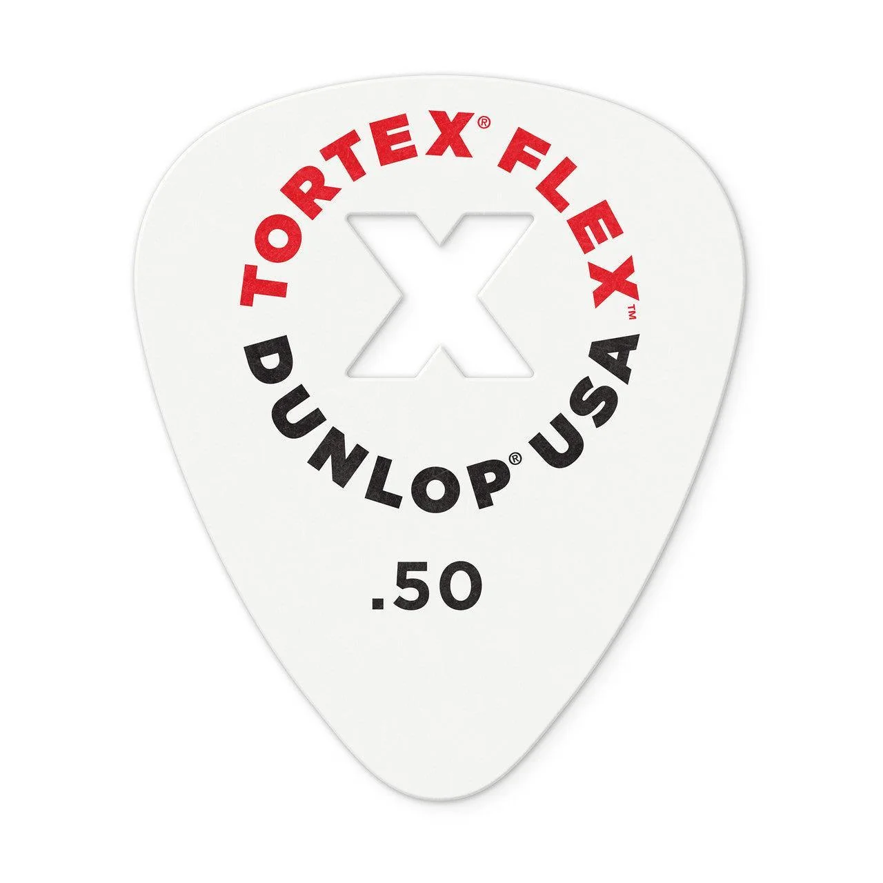Dunlop Tortex Flex "X" Pick | .50mm | 12pk