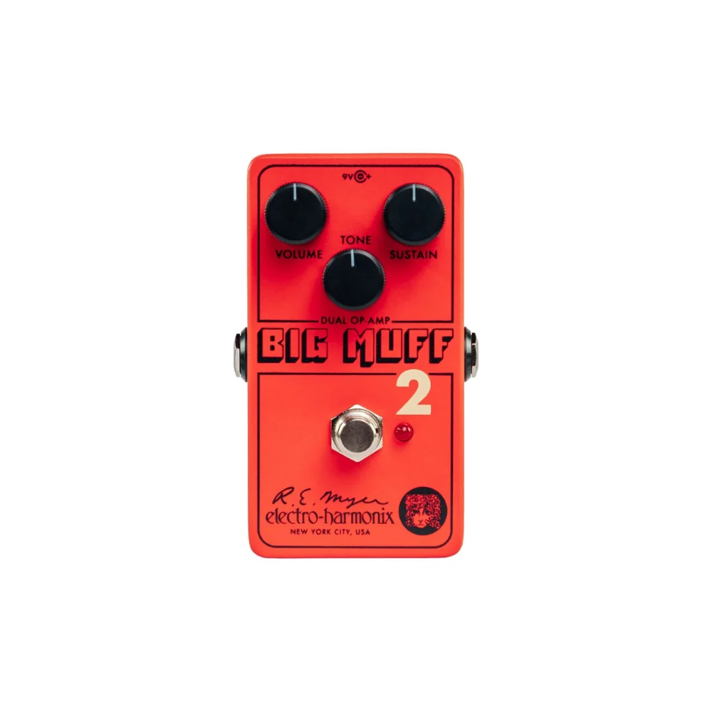 Electro Harmonix Big Muff Pi 2 Guitar Pedal | Dual Op-Amp Fuzz