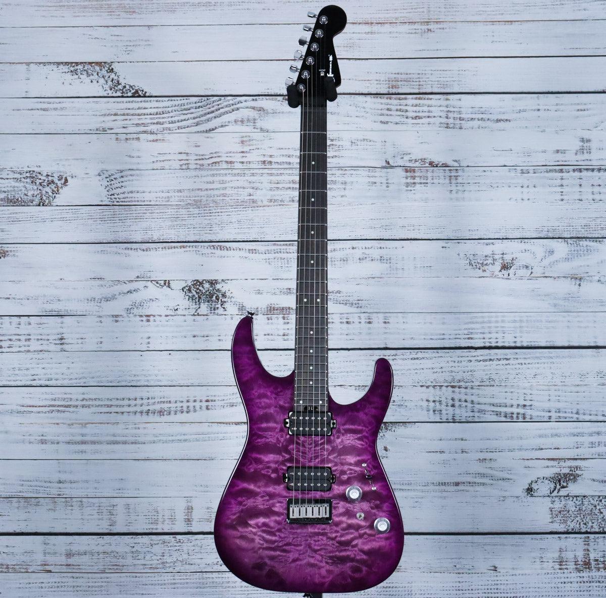 Charvel Pro-Mod Plus DK24 Electric Guitar HH HT E QM | Violet Radiance (FREE SHIPPING) - Image 3