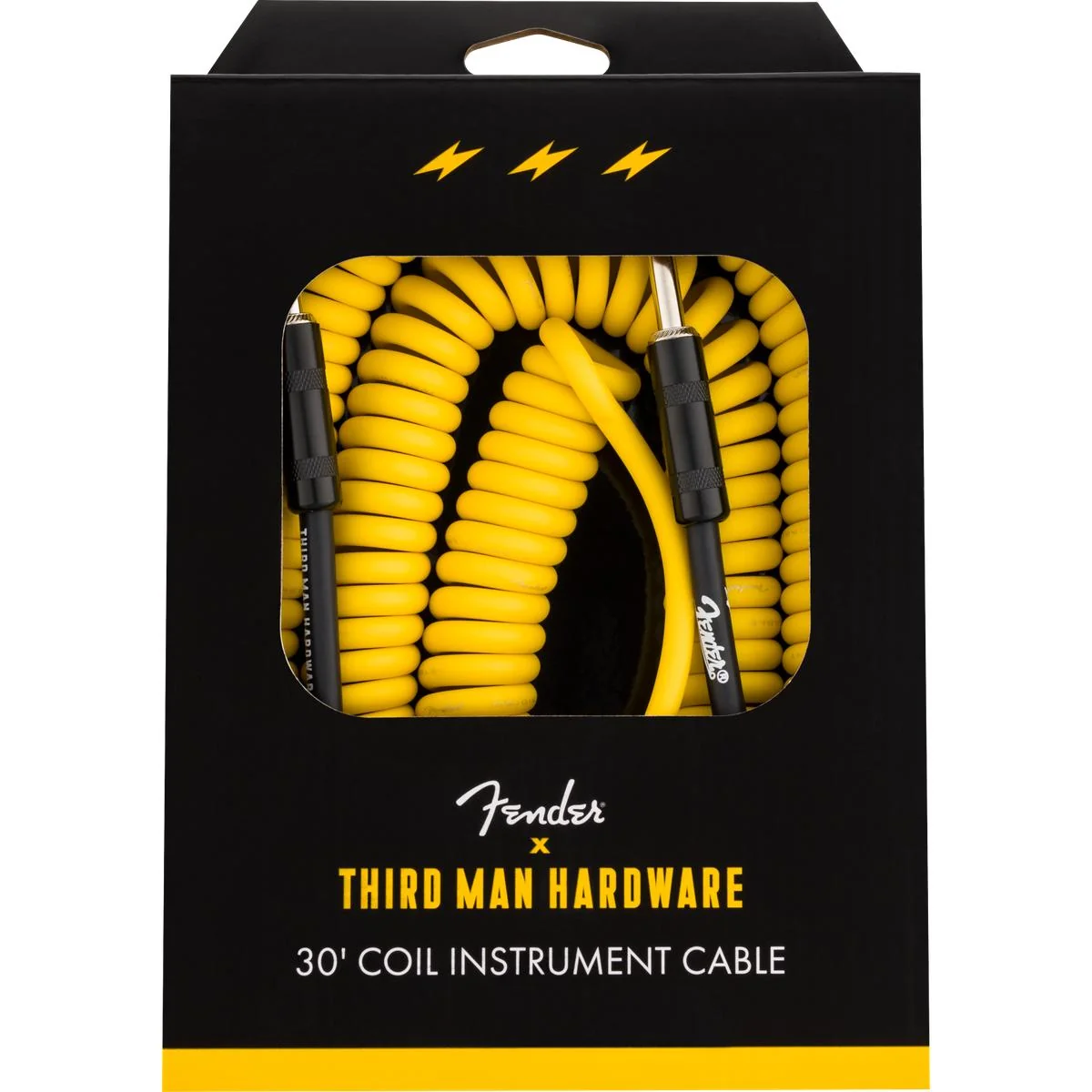 Fender X Third Man Hardware 30' Coil Cable | Yellow - Image 2