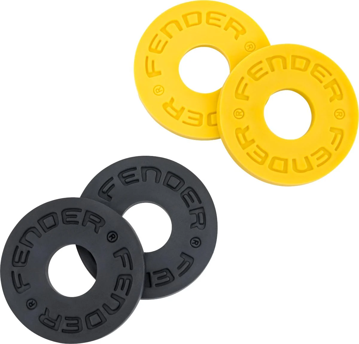 Fender X Third Man Hardware Strap Blocks | 2 Yellow/2 Black