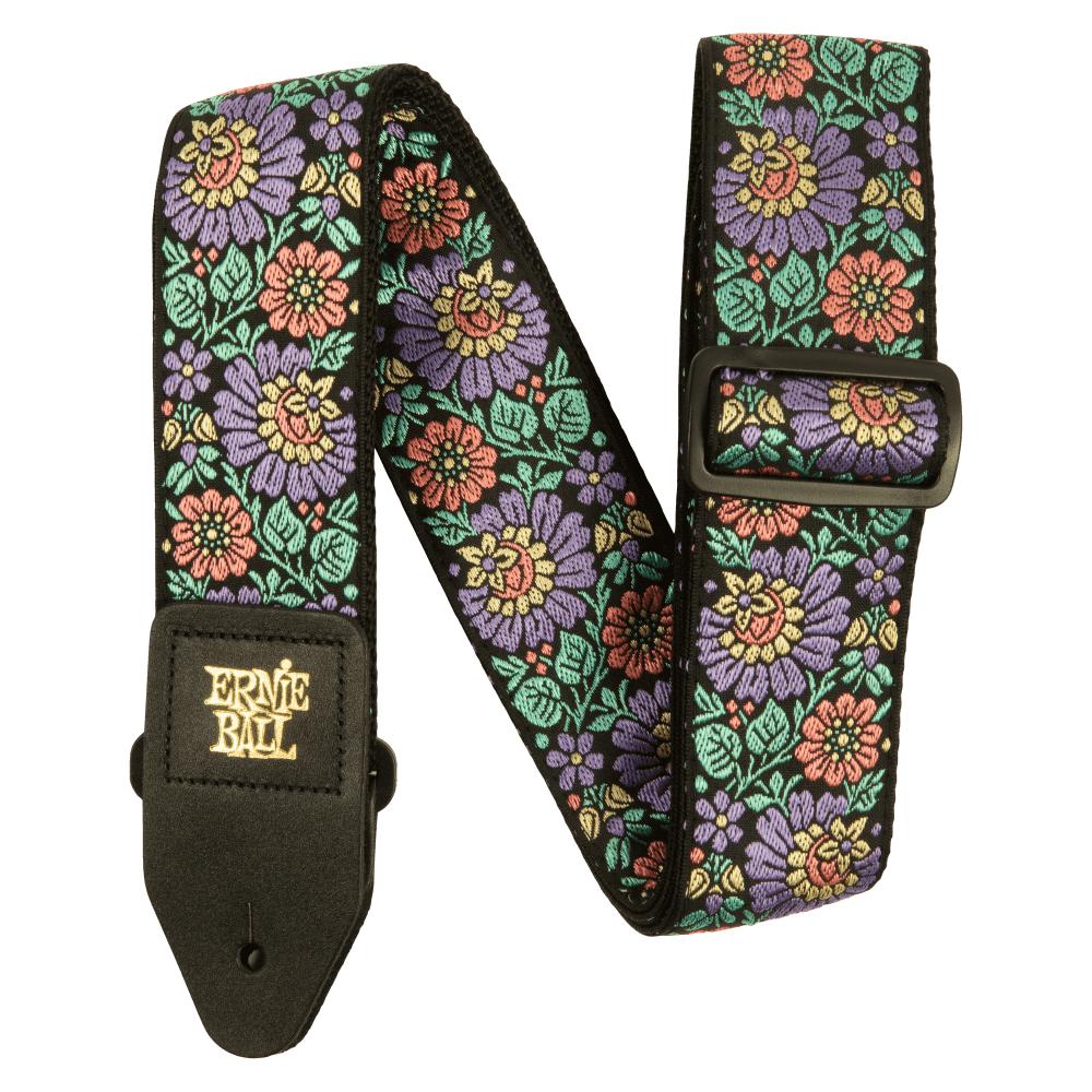 Ernie Ball Classic Jacquard Guitar Strap | Evening Bloom (2")