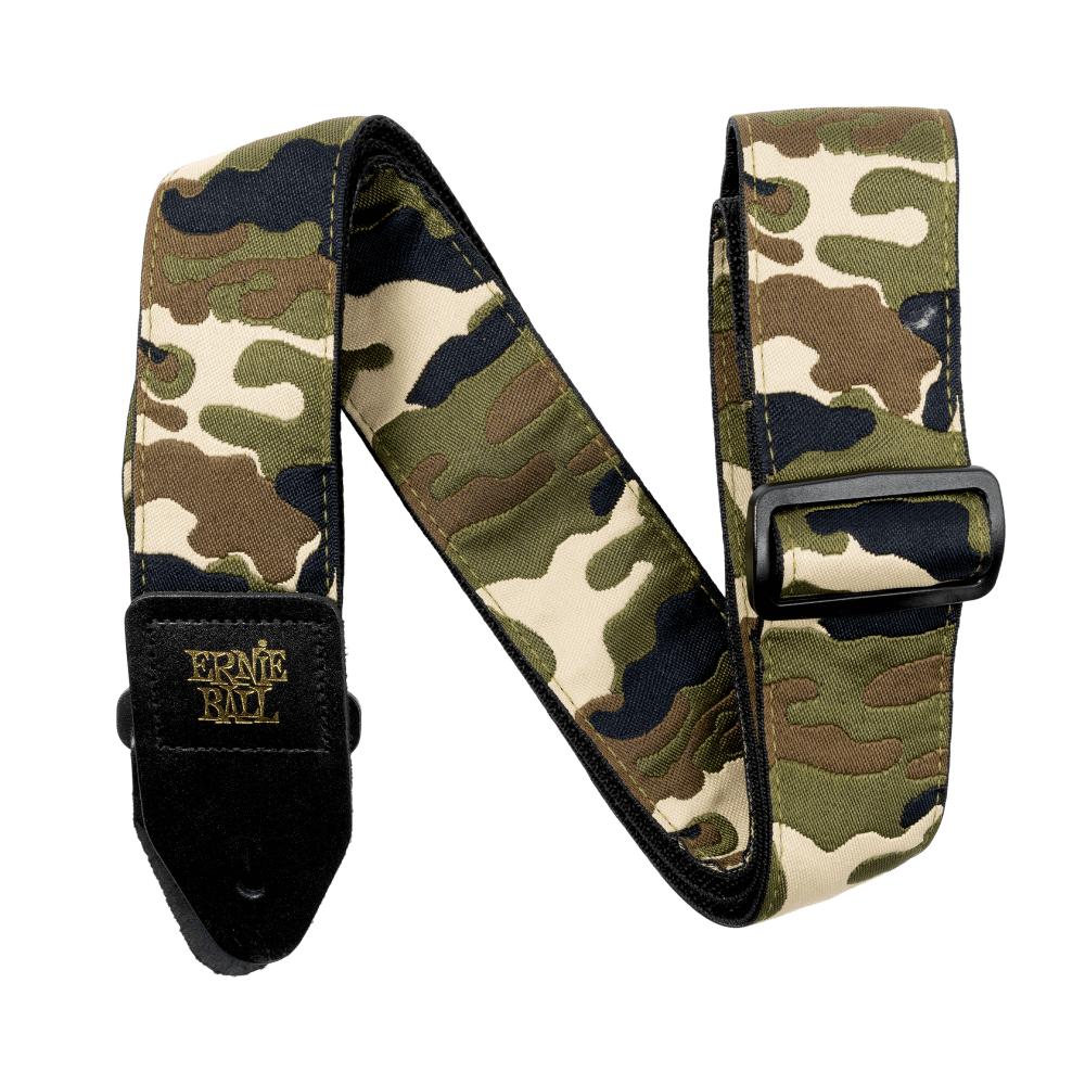 Ernie Ball Classic Jacquard Guitar Strap | Vintage Camo (2")